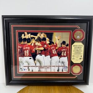 Houston‎ Astros 2004 National League Wild Card Celebration Framed Photo